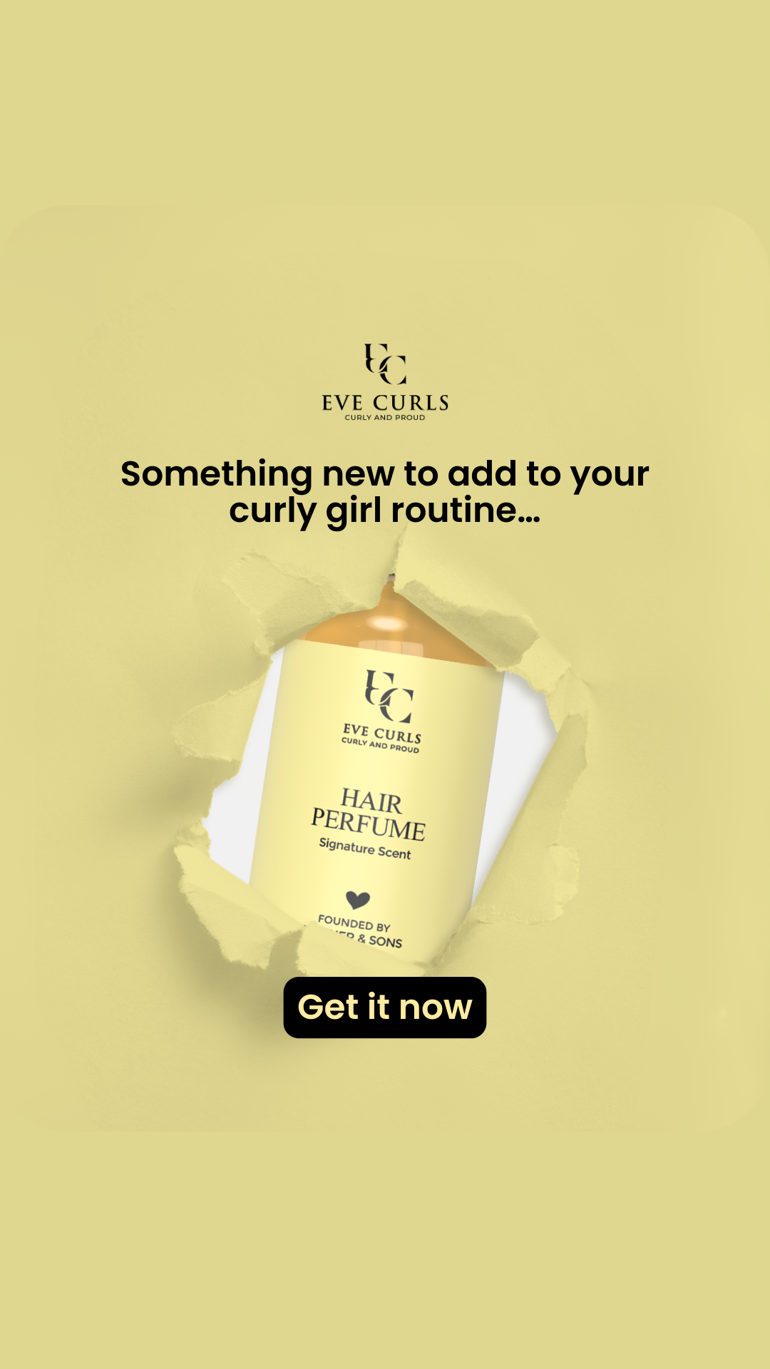Eve Curls Facebook ad