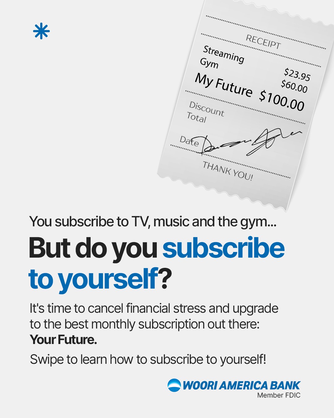 Woori America Bank Facebook ad