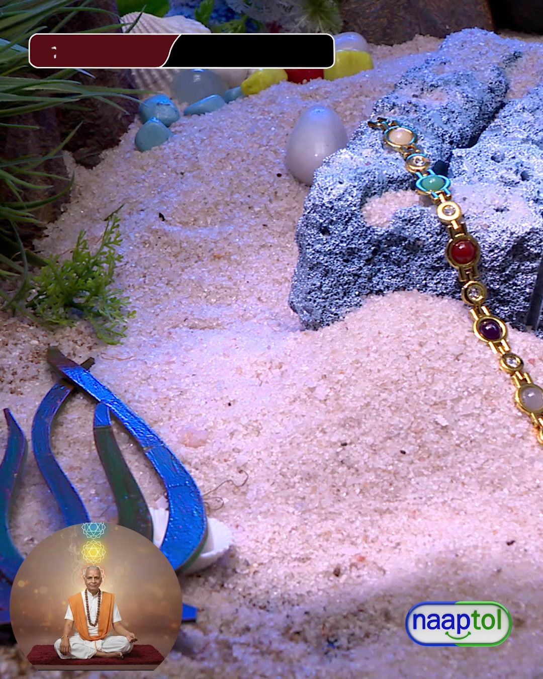 Jewellery & Watches Home 1 Facebook ad: Experience Holistic Well-being with Our Chakra Bracelet!