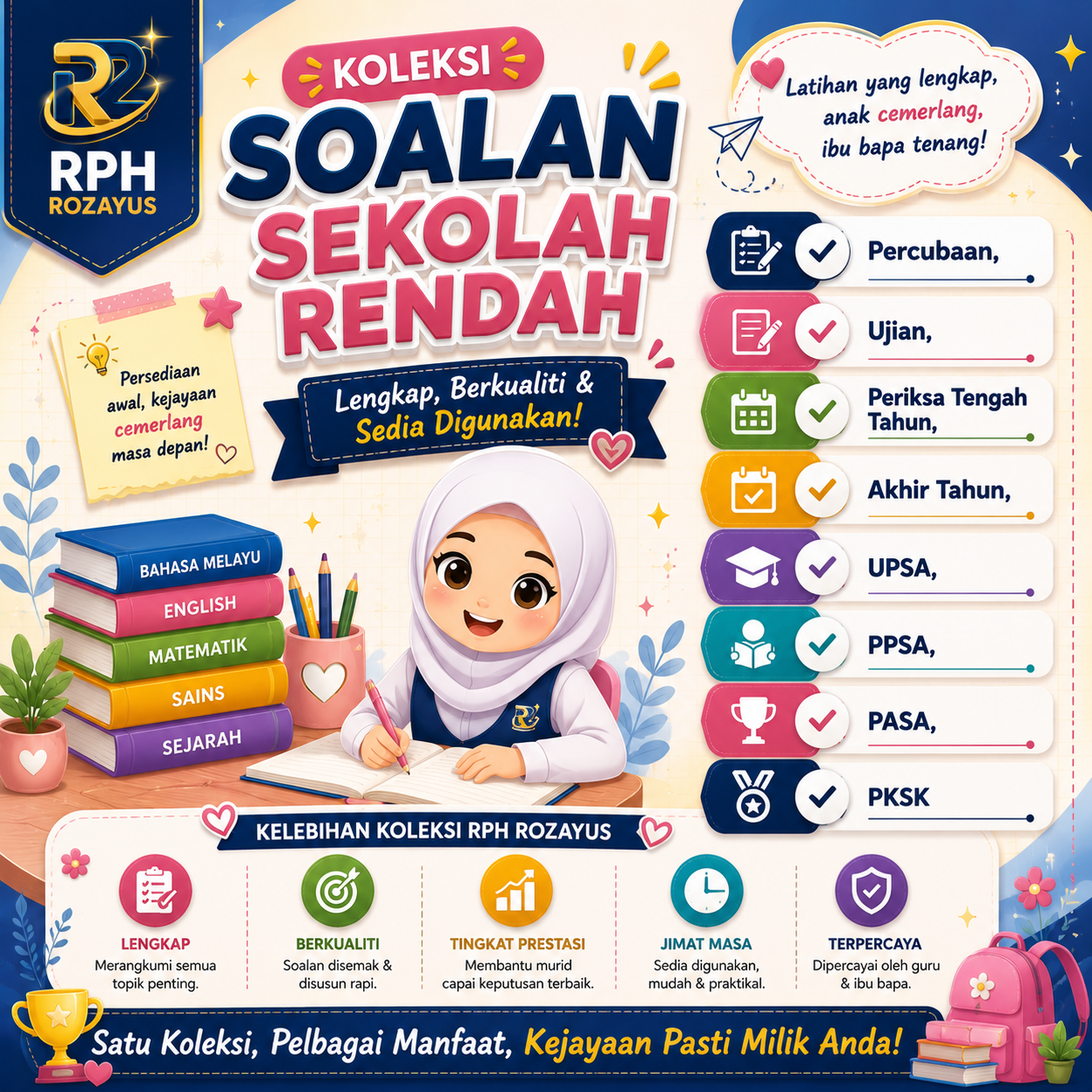 RPH Sekolah Rendah Facebook ad: Bantu Anak Skor Cemerlang