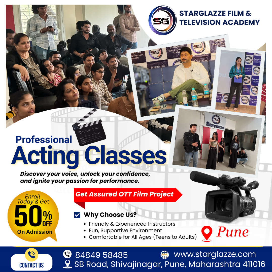 Starglazze Film and Television Academy Pvt limited Facebook ad: Become a Professional Actor