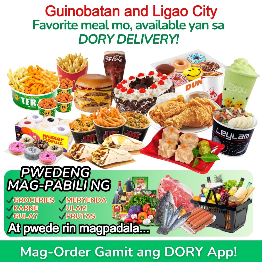 DoryDelivery Albay Facebook ad: Ipa-Dory Mo Na Yan!