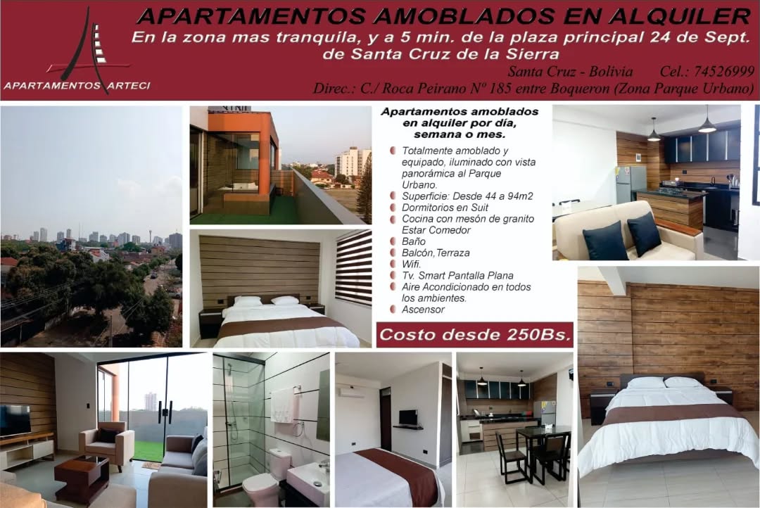 Apartamentos Arteci Hospedaje en Santa Cruz de la Sierra Facebook ad: Mucha gente satisfecha con nuestro hospedaje