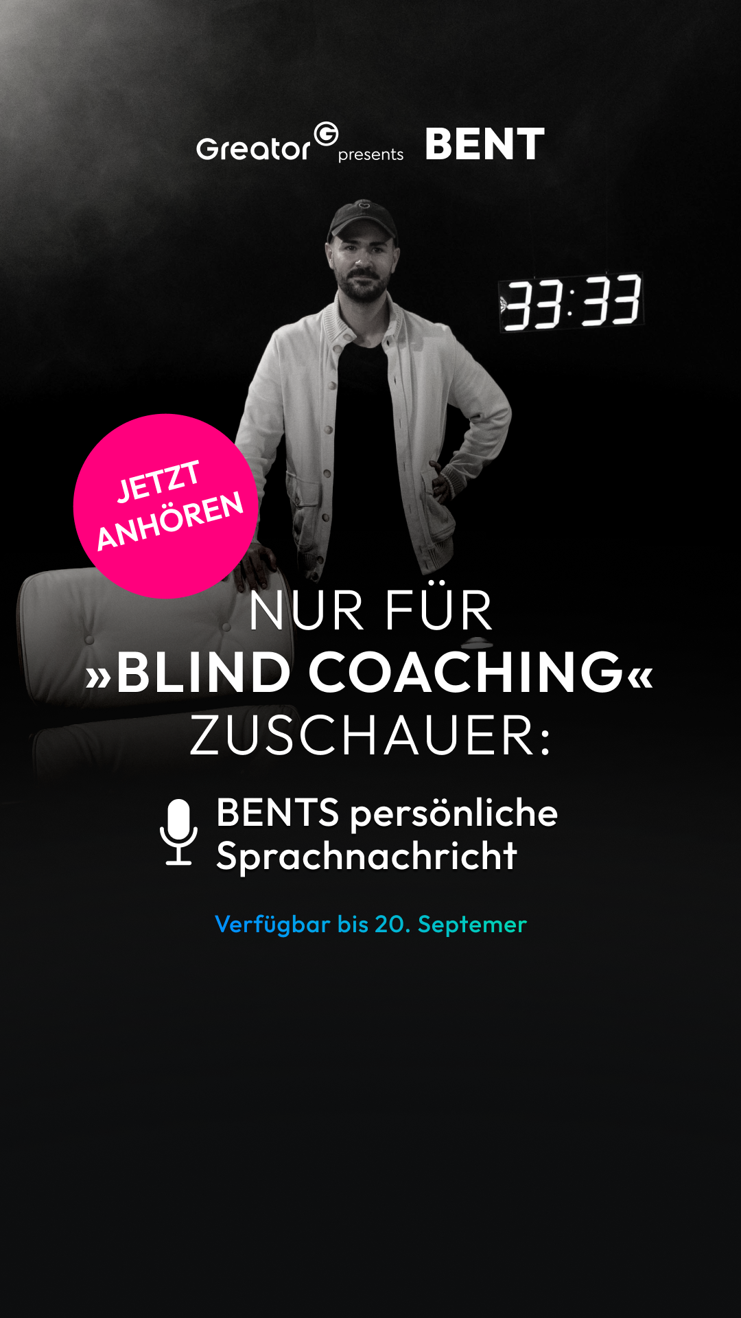Greator Facebook ad: Die Bonusfolge zu Blind Coaching