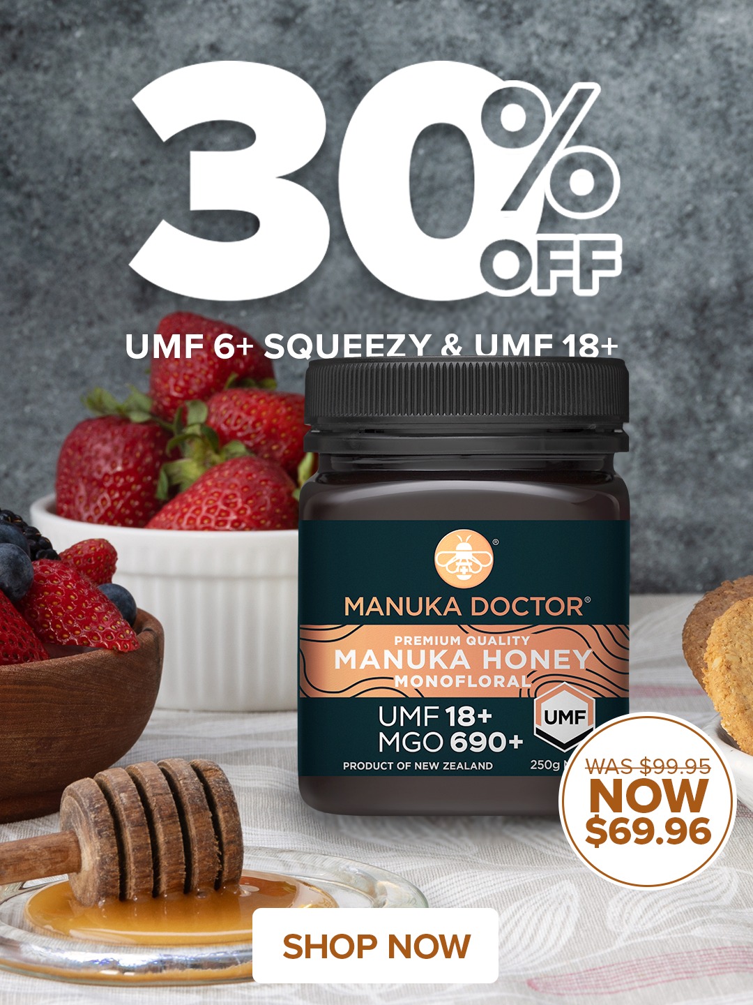 Manuka Doctor New Zealand Facebook ad