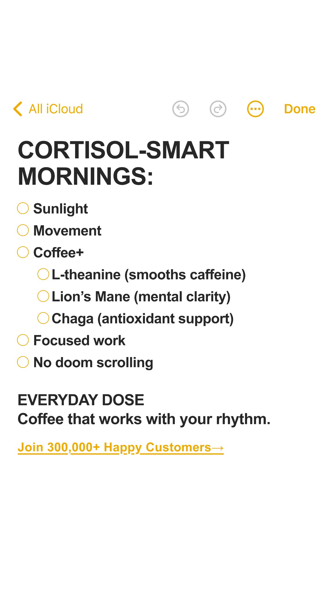 Everyday Dose Facebook ad