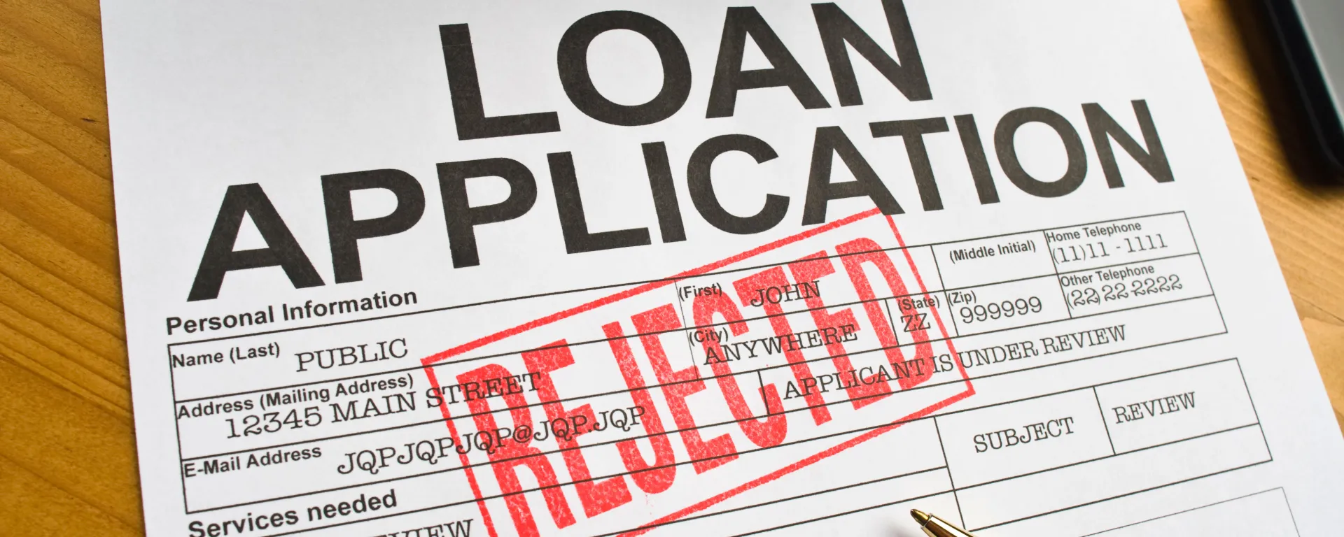 People with poor payment Facebook ad: Your Credit Profile Needs Fixing.