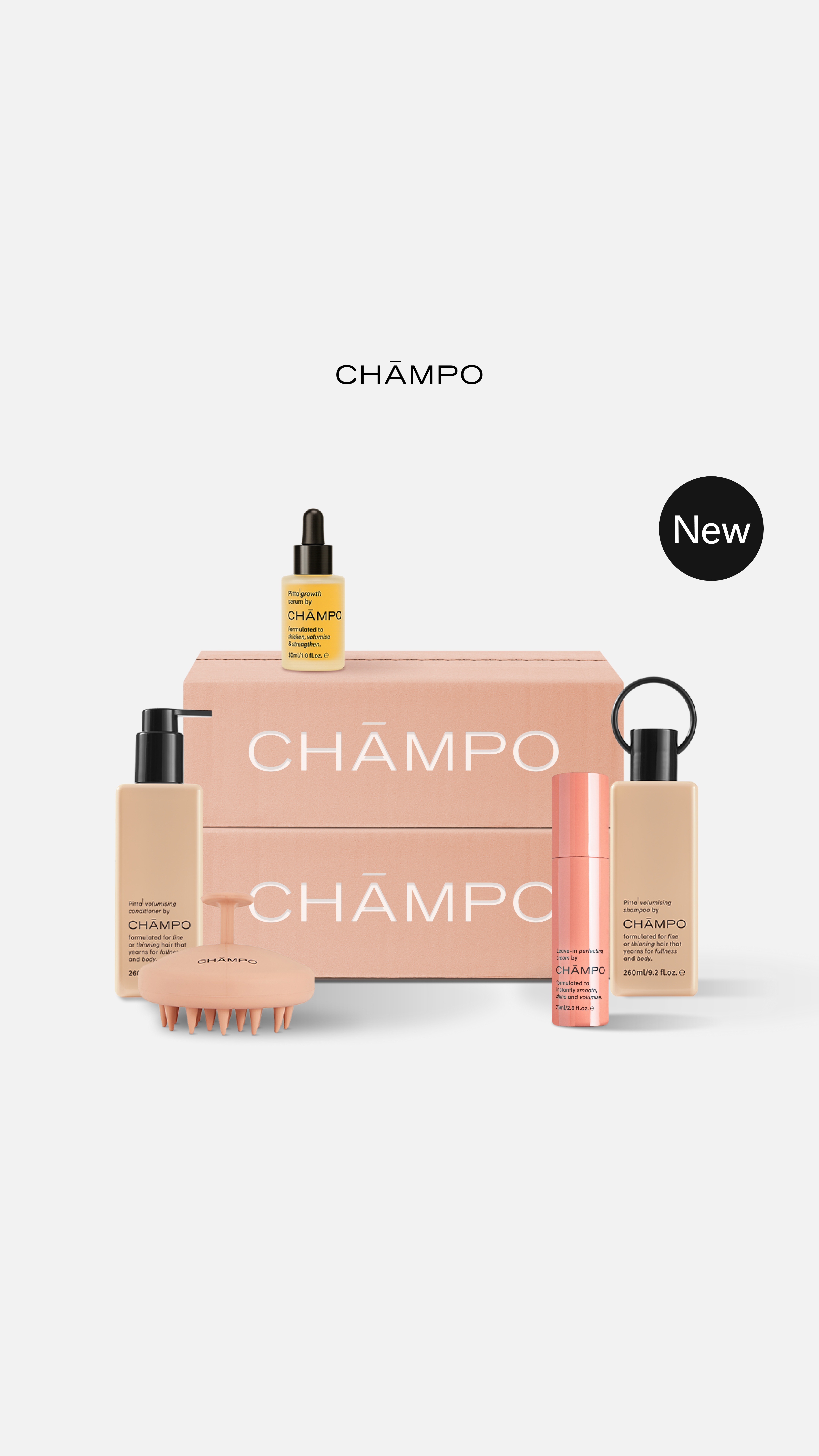 Chāmpo Haircare Facebook ad