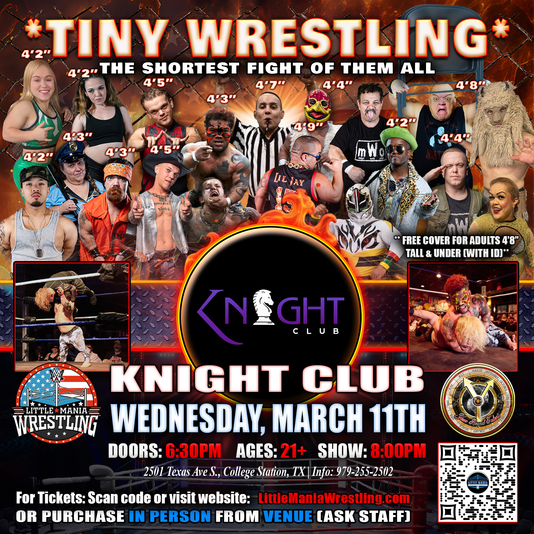 Little Mania Wrestling Facebook ad