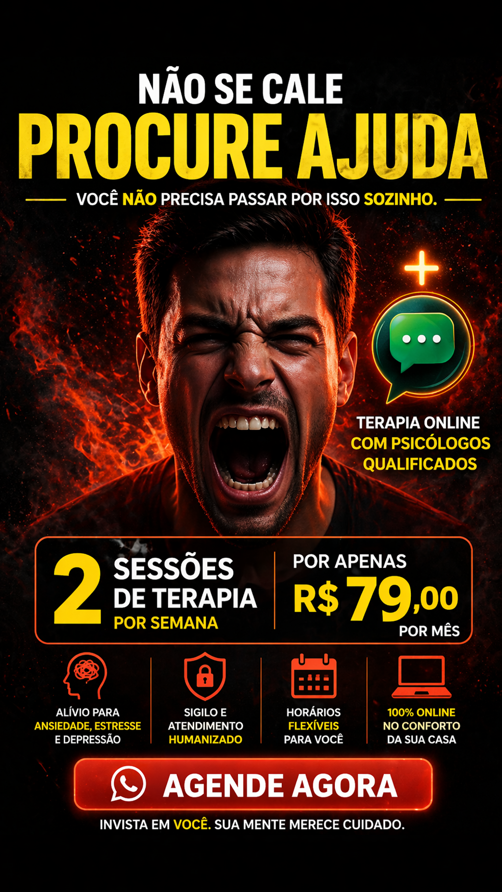 Daví telepsicologia Facebook ad
