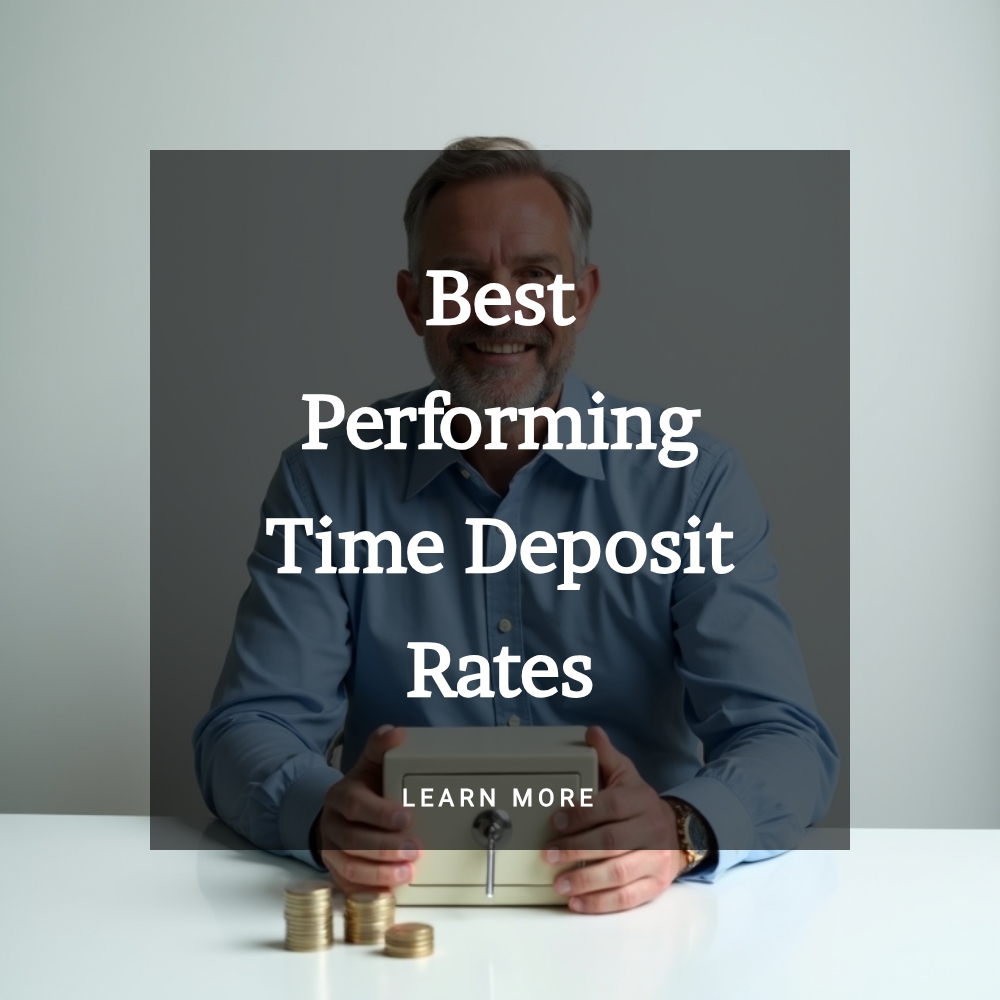 Thesearchhound Flare Facebook ad: Best Performing Time Deposit Rates.