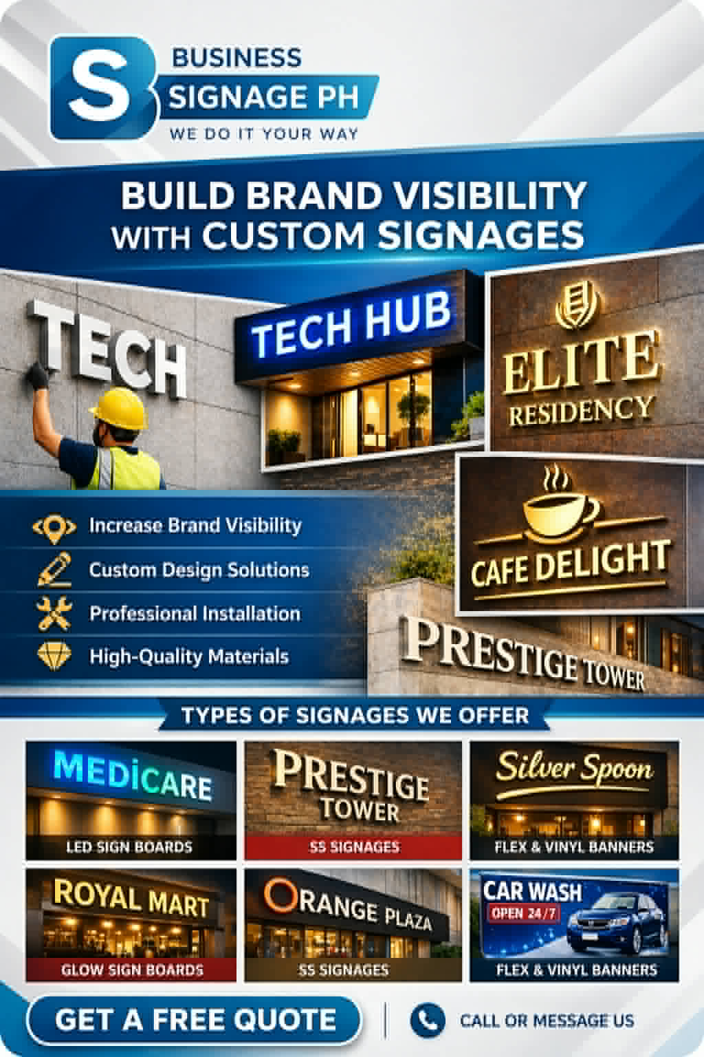 Business Signage PH Facebook ad: 40% OFF TODAY