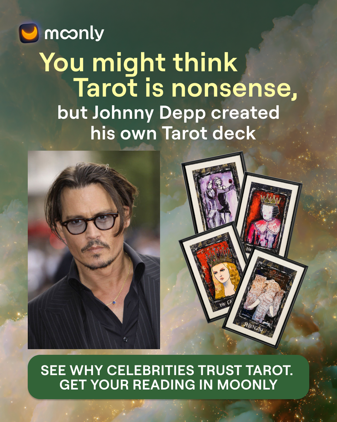 Moonly Facebook ad