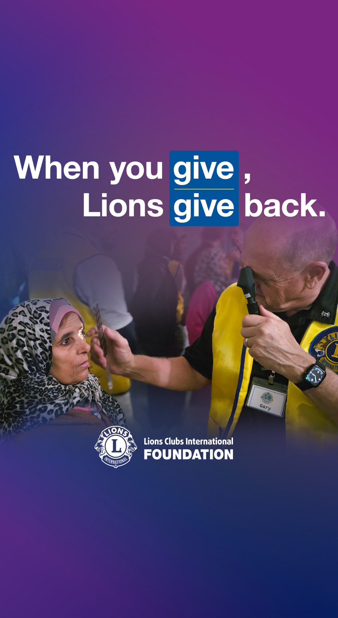 Lions Clubs International Foundation Facebook ad from Jul 13, 2026