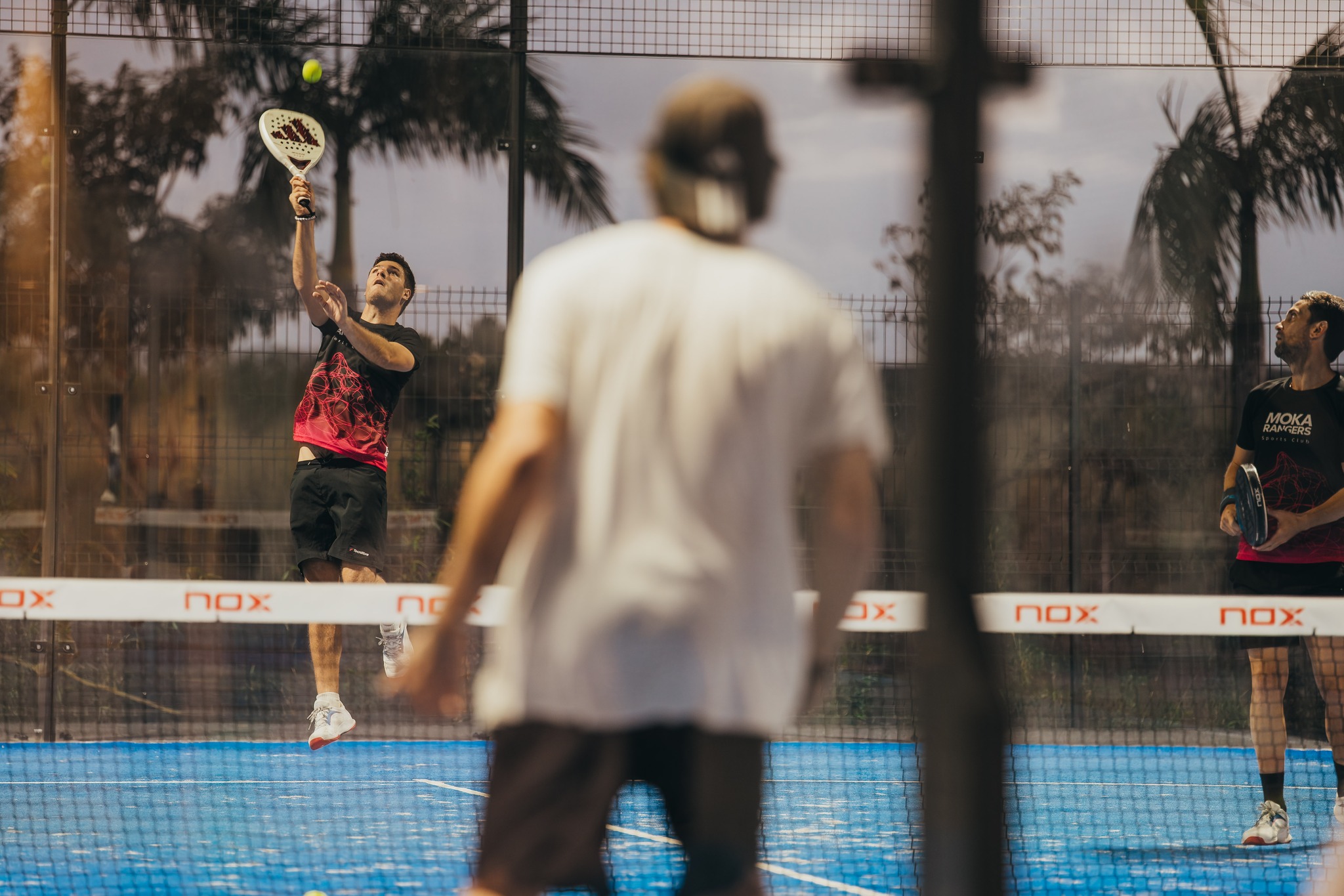 Moka Rangers Sports Club Facebook ad: THROWBACK TO OUR FIRST PADEL TOURNAMENT!