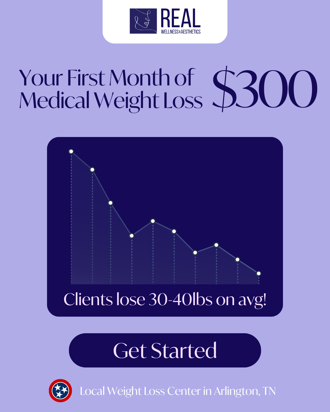 REAL Wellness & Aesthetics Facebook ad