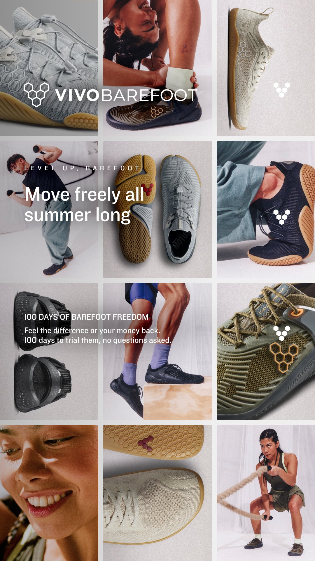 Vivobarefoot Facebook ad