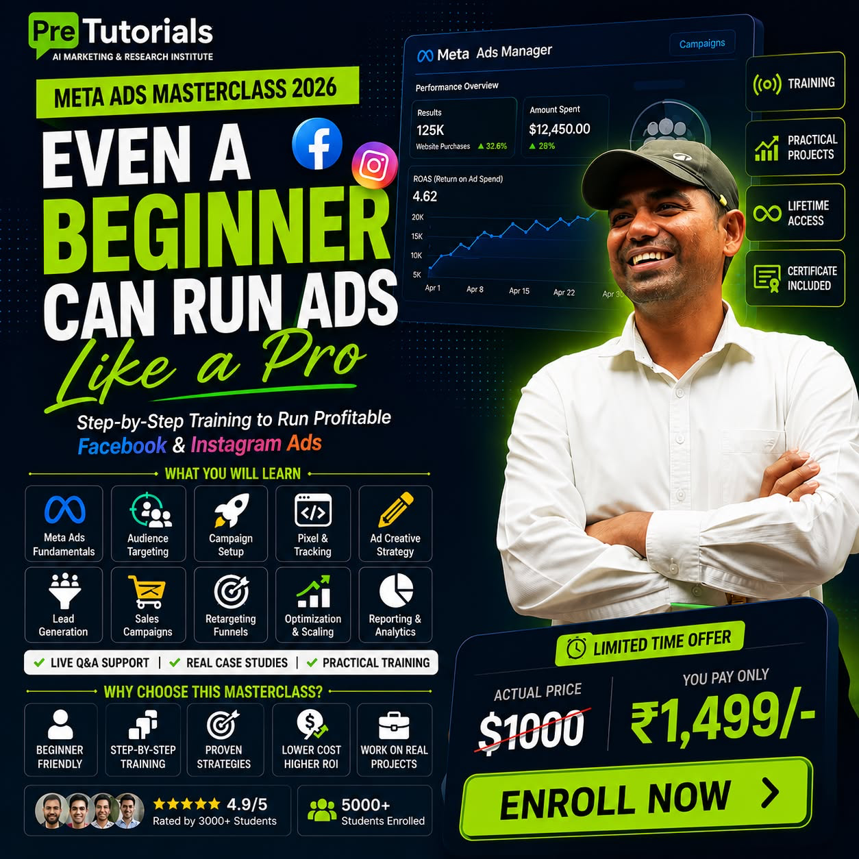 Pre Tutorials - Digital Marketing & Research Institute Facebook ad: Even a Beginner Can Run Ads Like a Pro