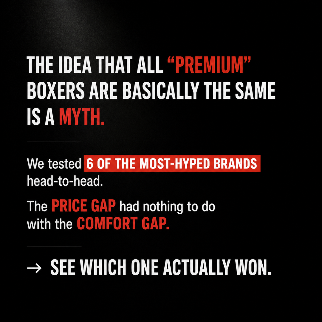 Tested by men Facebook ad