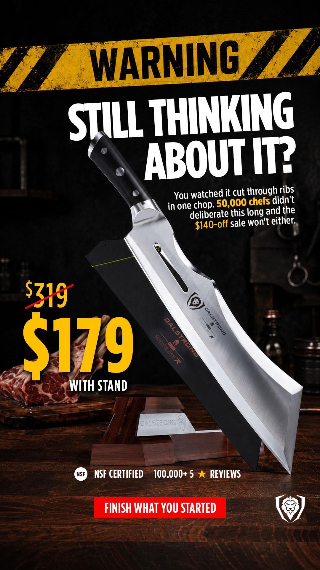 Dalstrong Facebook ad