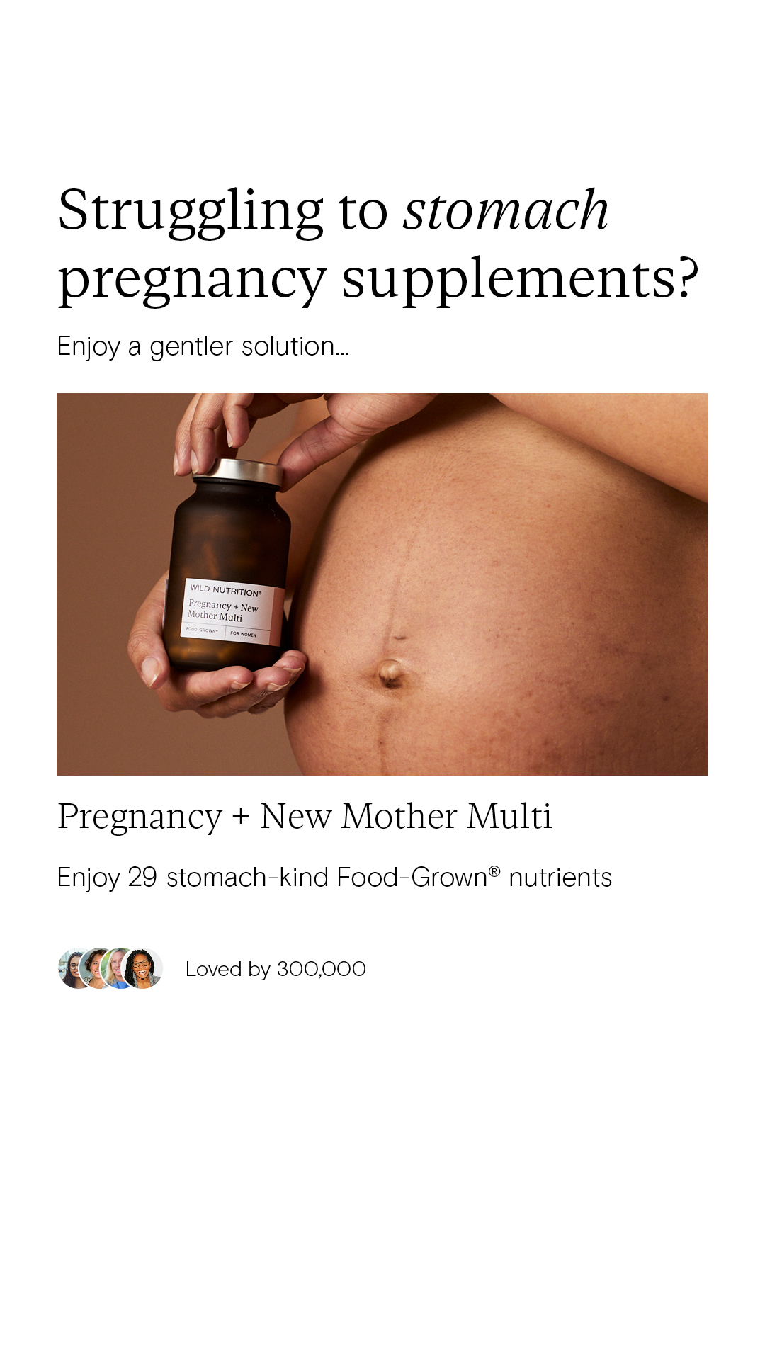 Wild Nutrition Facebook ad