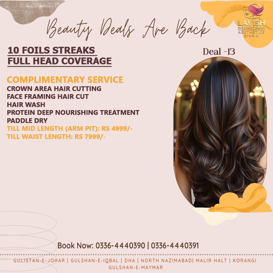 Lavish Hair & Beauty Salon Facebook ad