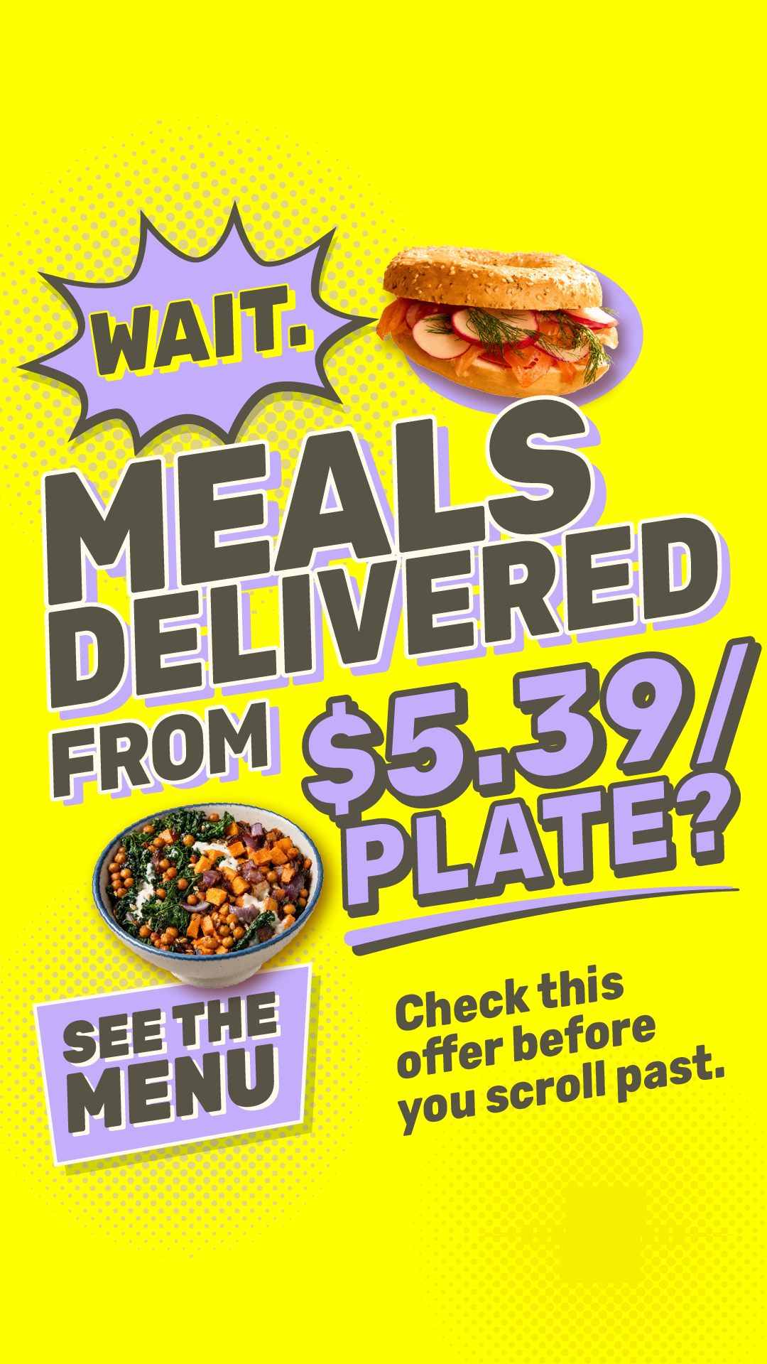 Marley Spoon Facebook ad
