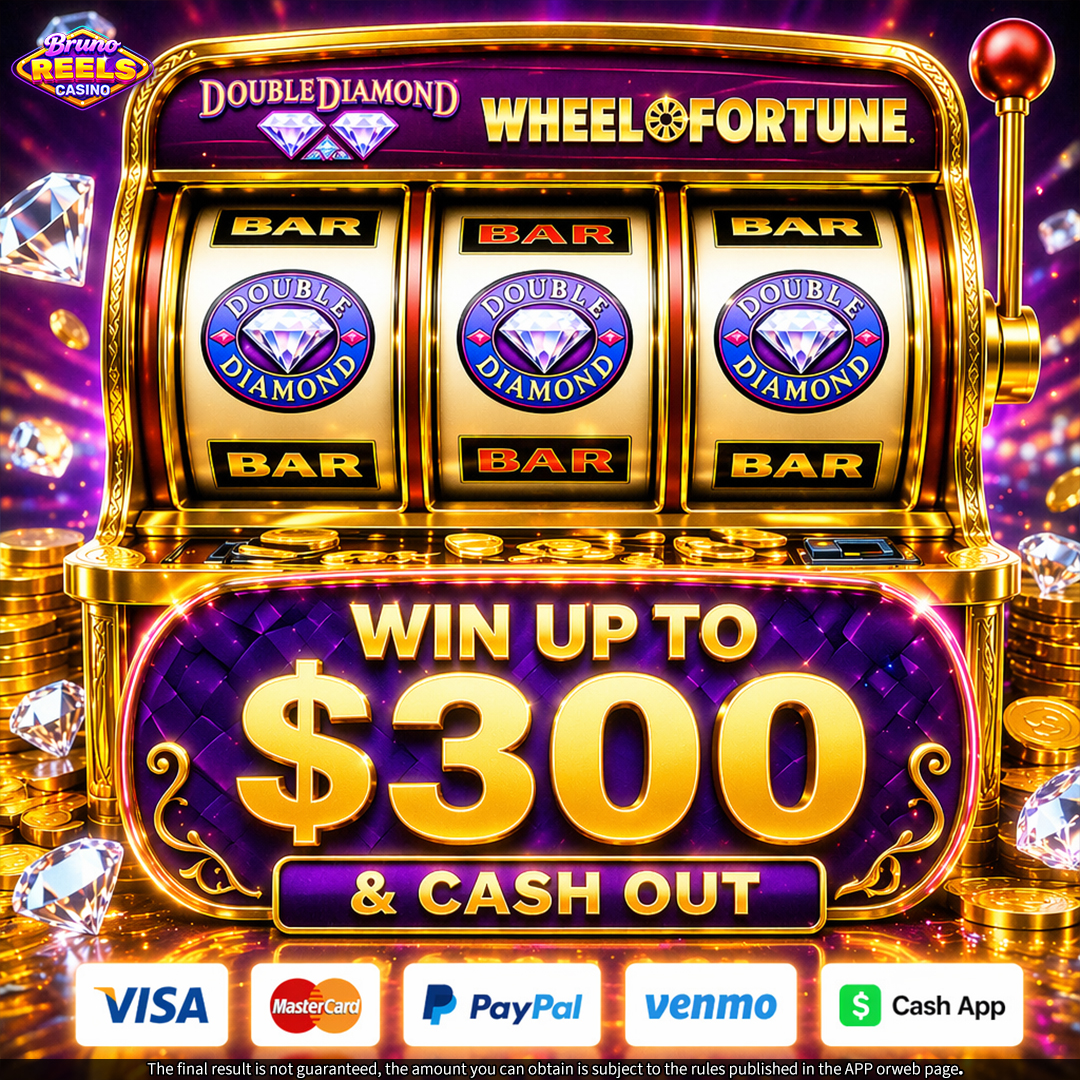Bruno Reels Casino Facebook ad: Withdraw $5