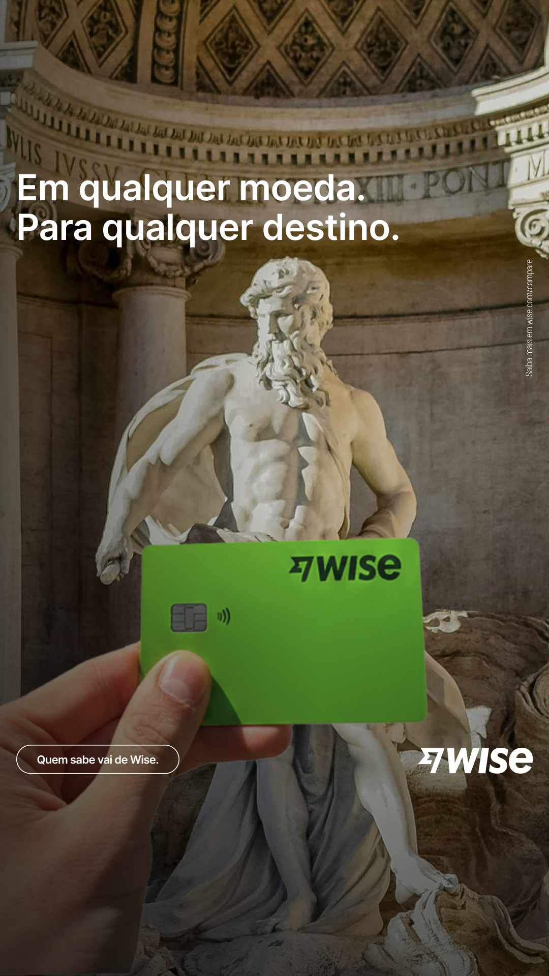 Wise Facebook ad