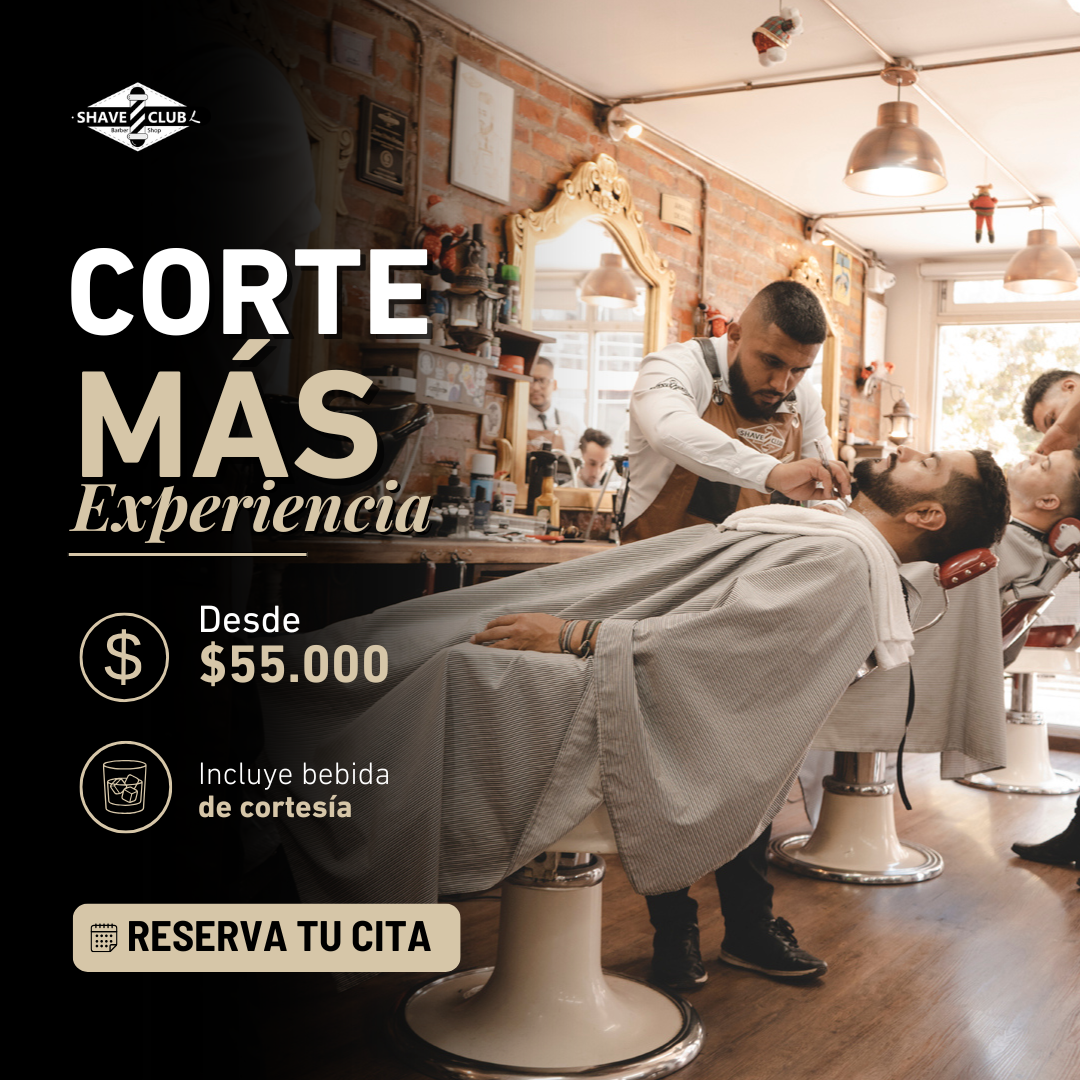 Shave Club Barberia Facebook ad: Reserva Ahora