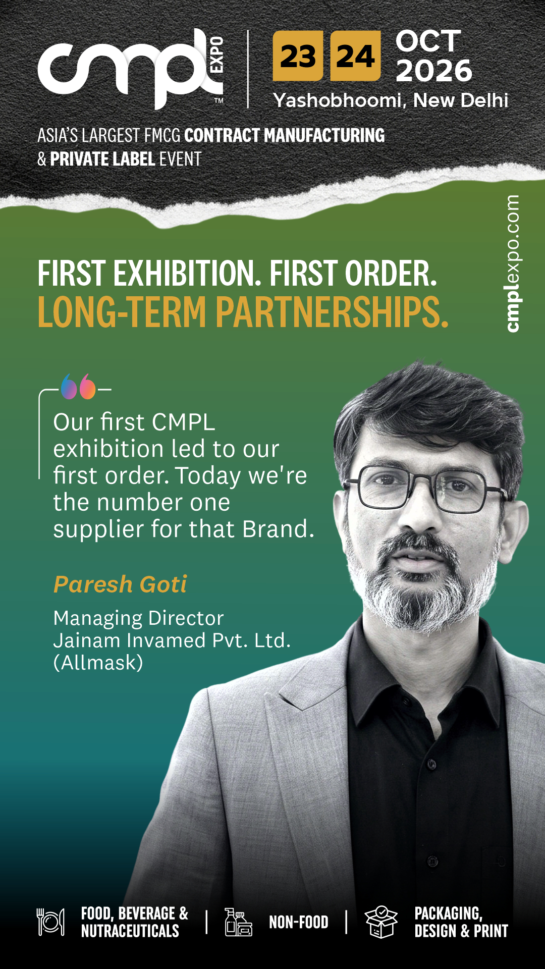 Contract Manufacturing & Private Label Expo Facebook ad