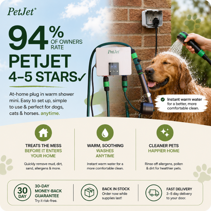 Petjetco Facebook ad: Turn your tap into a hot wash station at home!
