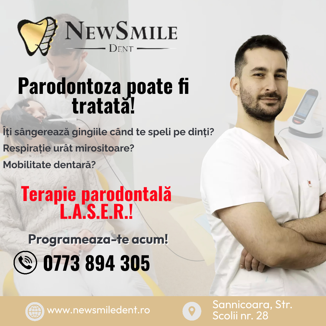 Clinica New Smile Dent Facebook ad: Tratamente LASER