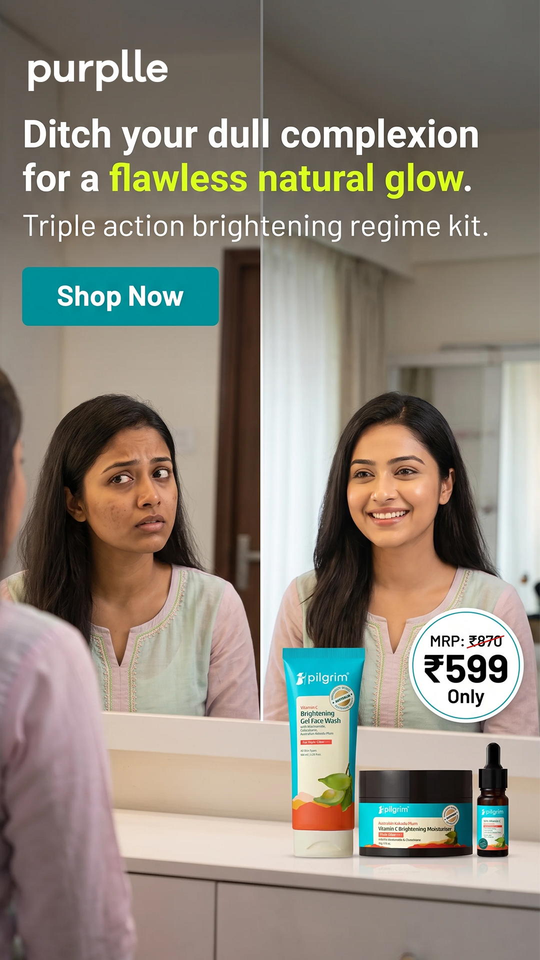 Purplle.com Facebook ad