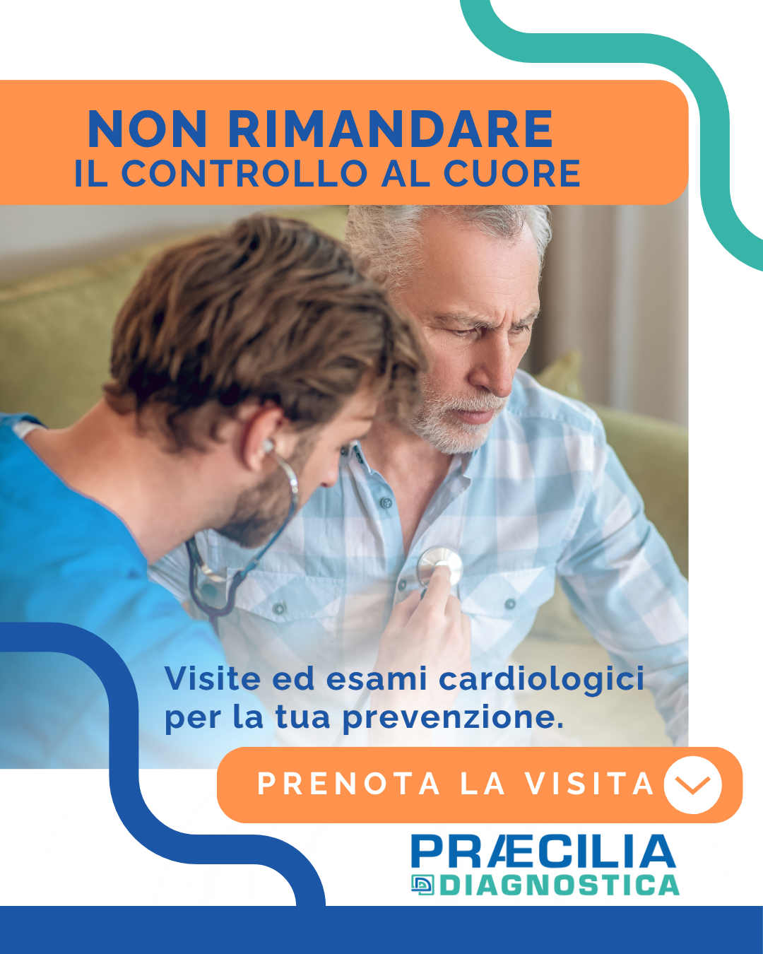 Praecilia Diagnostica Facebook ad: Controlla la Salute del Tuo Cuore