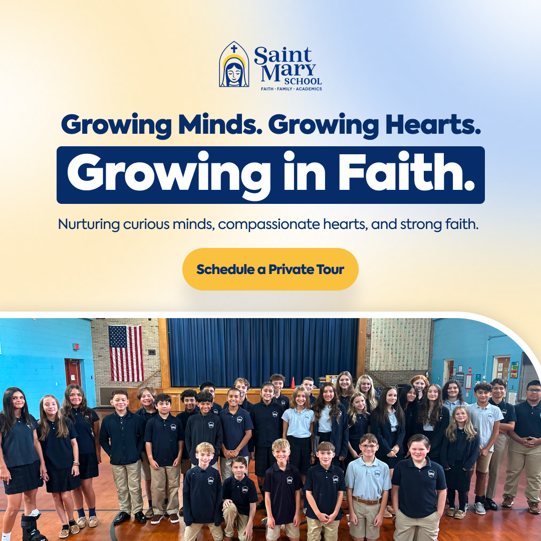 St. Mary School Facebook ad: Enroll for the Year Ahead