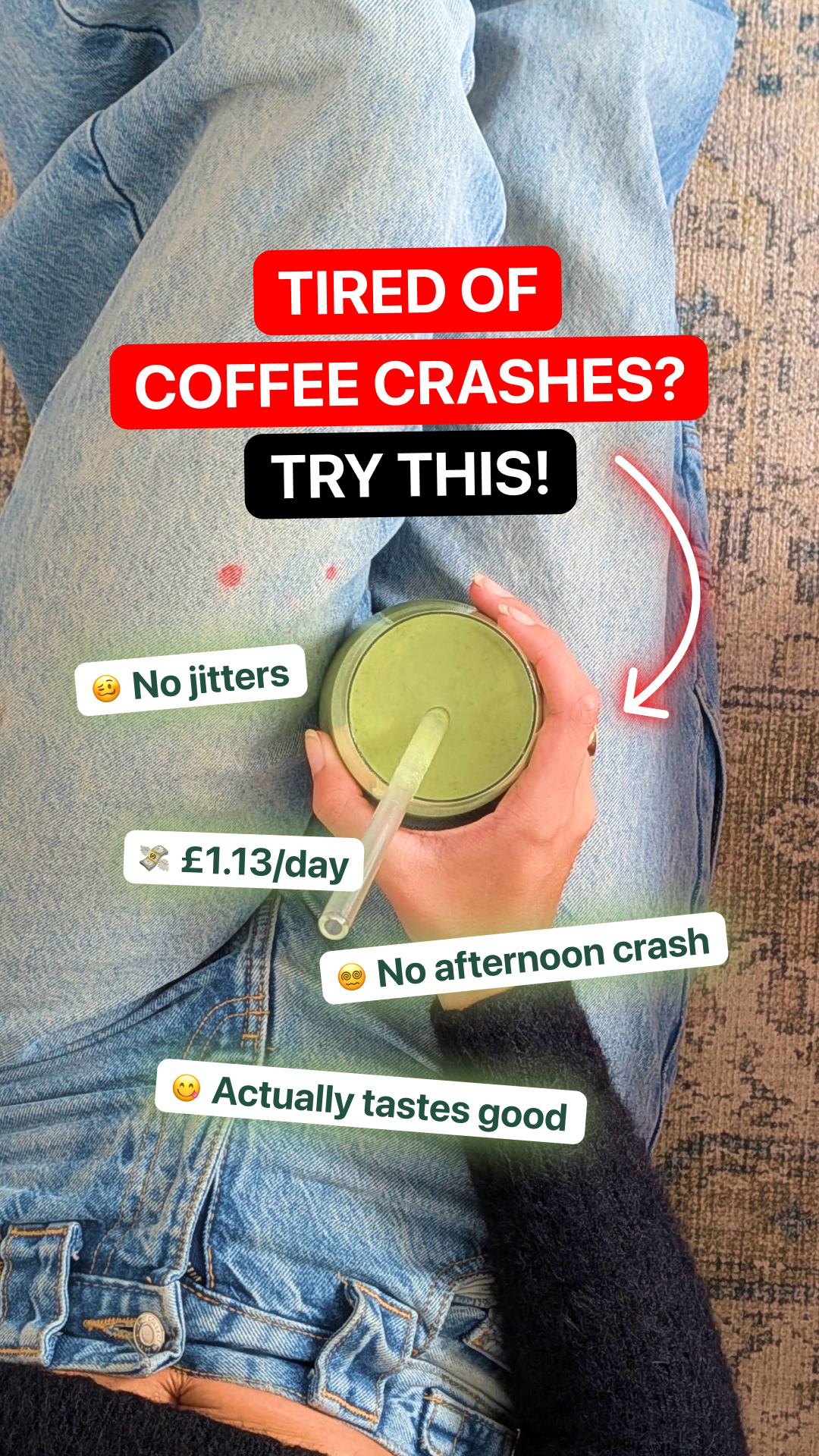 Matcha Fuel Facebook ad