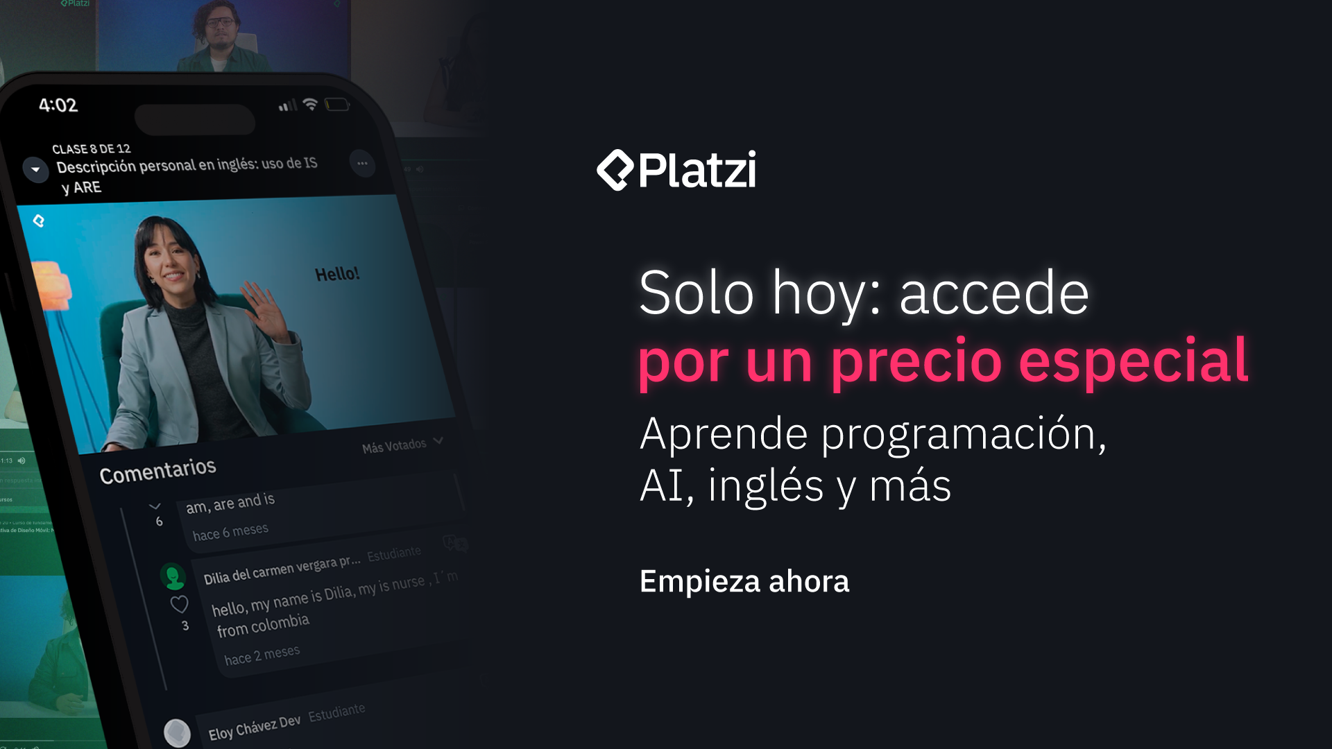 Platzi Facebook ad