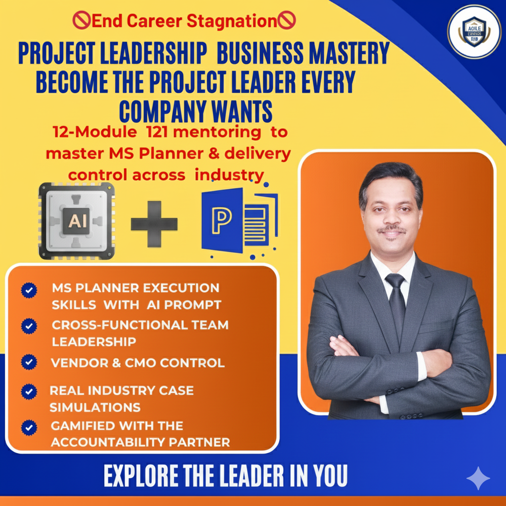 Manjunath karad - Agile career Hub, Facebook ad: Project Business Leadership Program (PBLM) powered by…