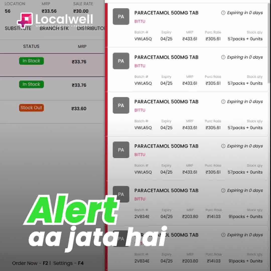 LocalWell - Pharmacy, Medical Shop GST Billing App Facebook ad from Aug 25, 2026