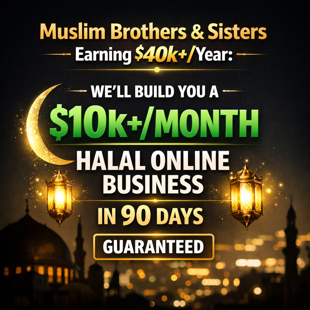 Seara Consulting Facebook ad: How To Build a 6-Figure Halal Business