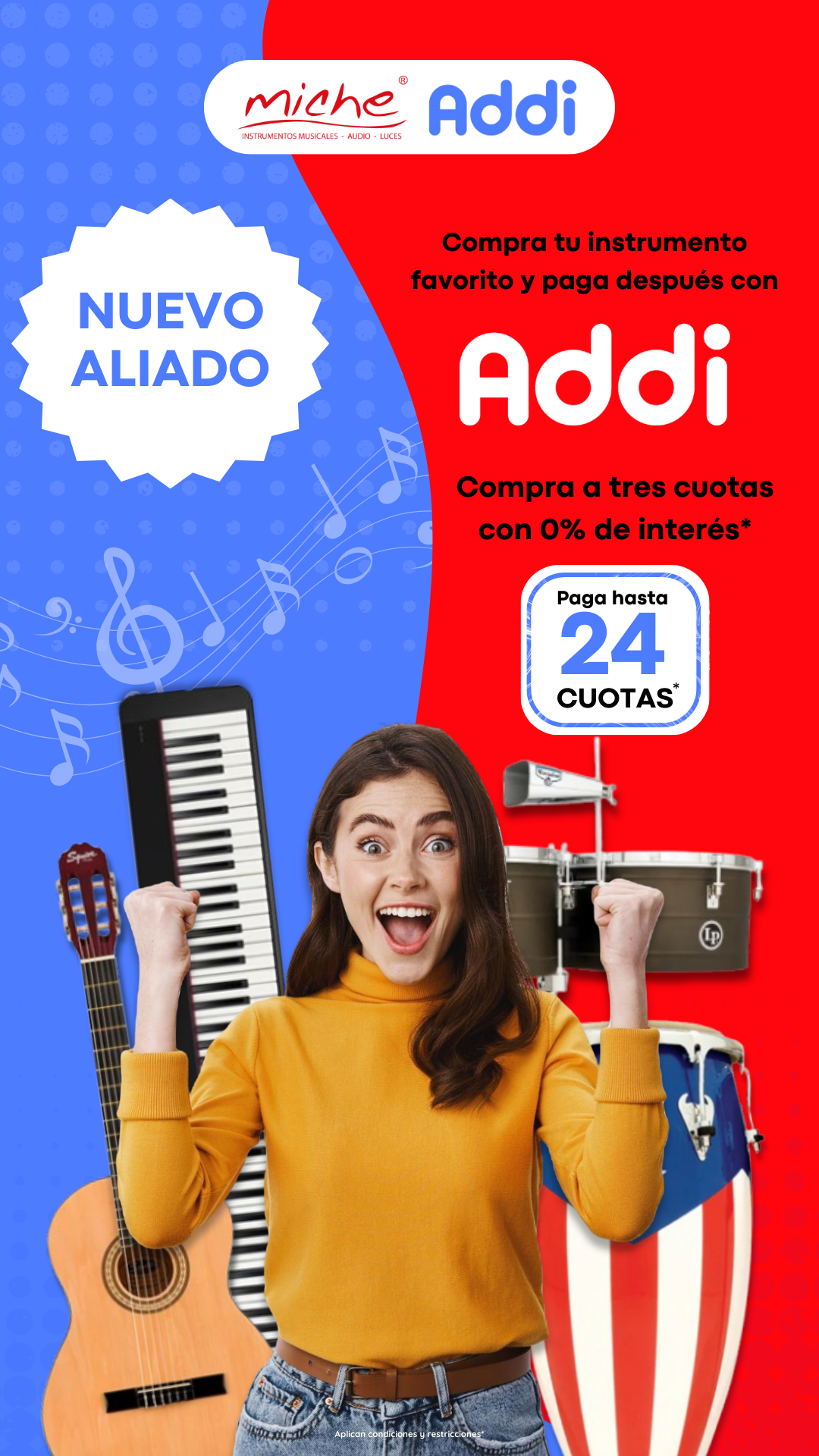 Miche Instrumentos Musicales Facebook ad