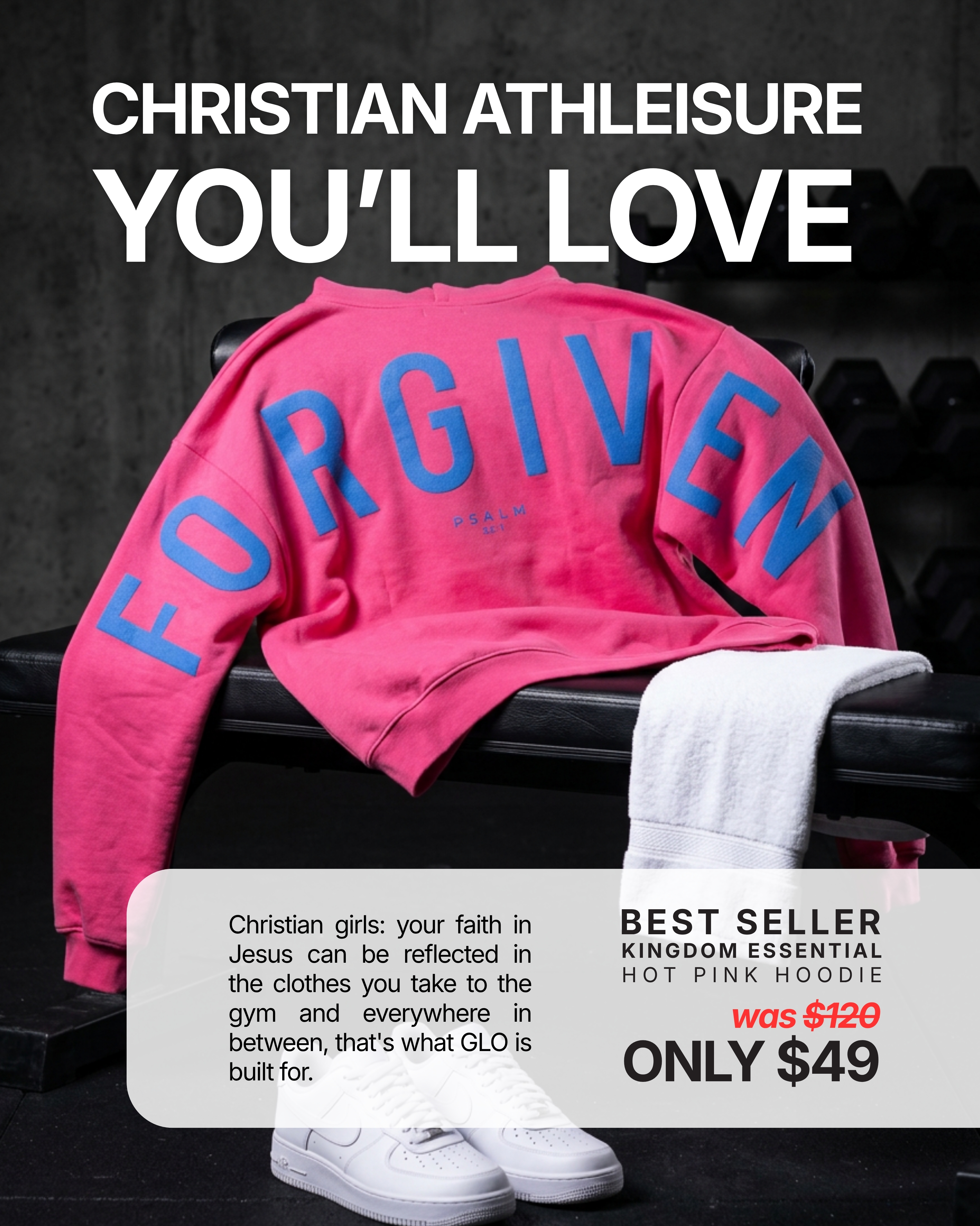 God's Love Overcomes Facebook ad: Christian Athleisure You’ll Love