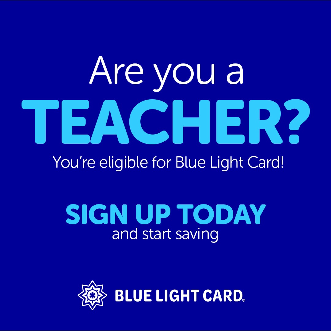 Blue Light Card Facebook ad