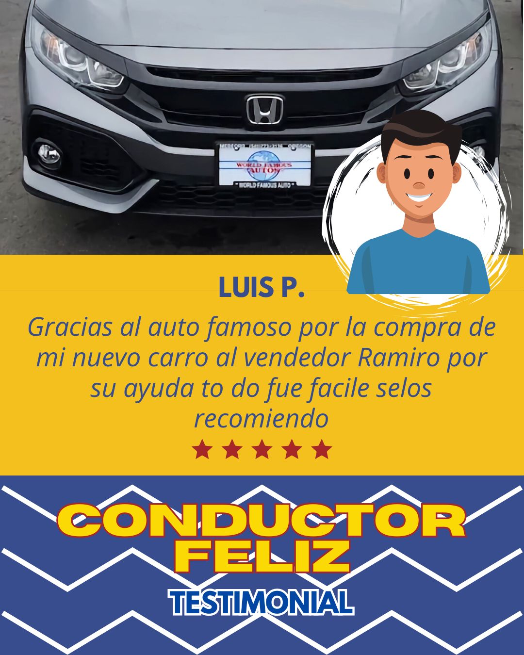 World Famous Autos Facebook ad: Medford's Largest Independent Used Car Dealership