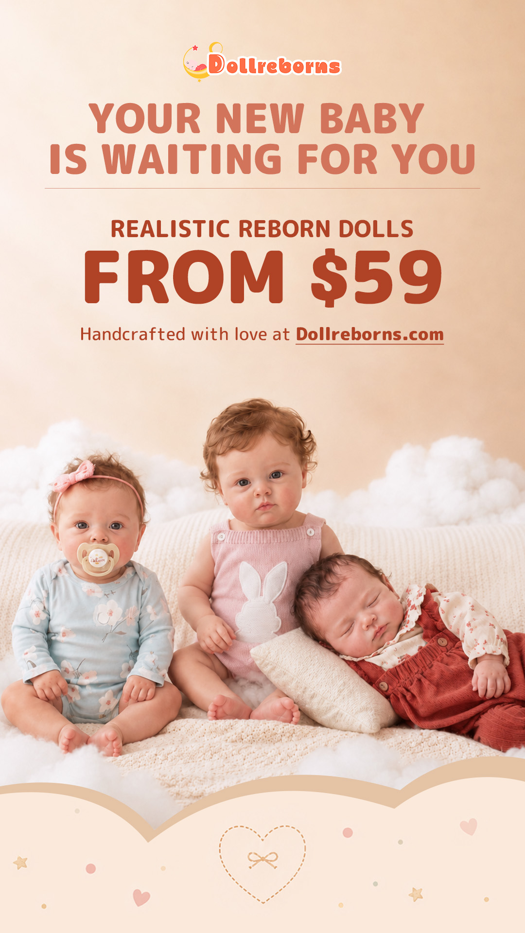 Dollreborns Facebook ad