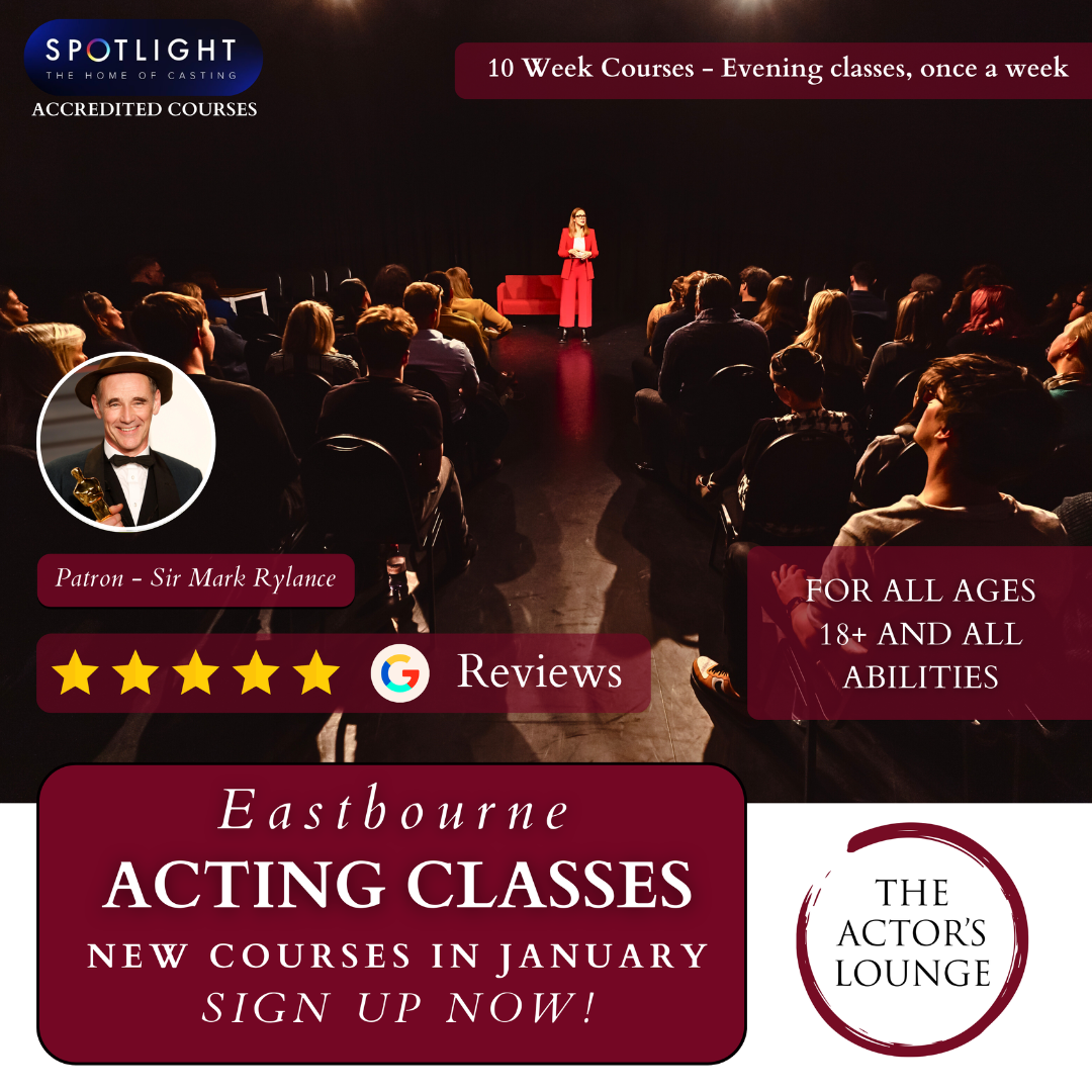 The Actor's Lounge Facebook ad: Start Your Acting Career Here!