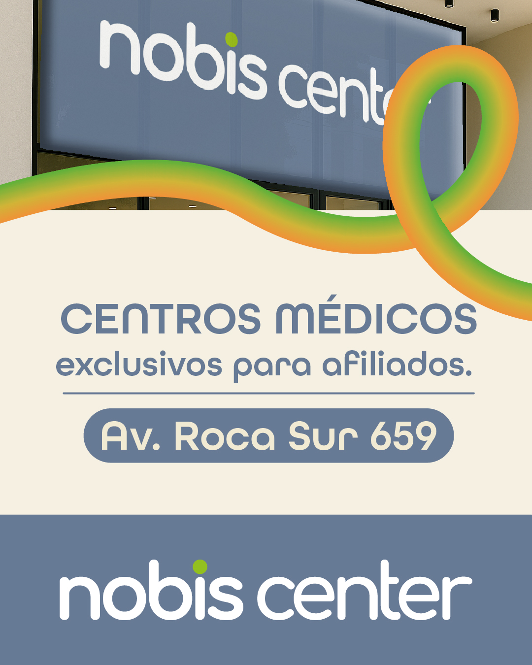Nobis Medical Facebook ad: Bienvenidos a una vida con más bienestar