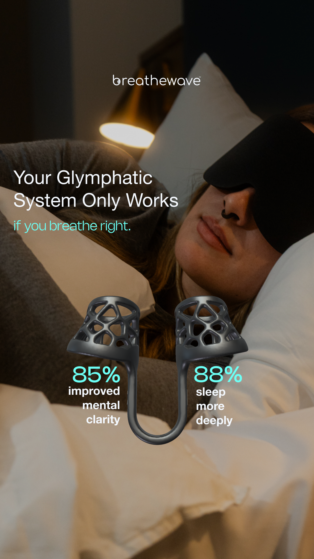 Breathewave Facebook ad: Nasal Breathing Isn't a Trend. It's Biology.