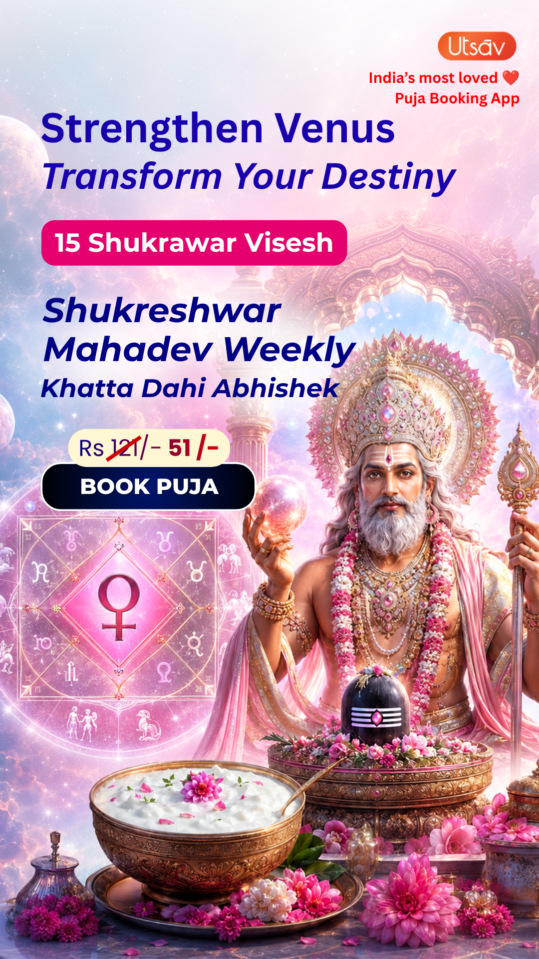 Utsav App : India’s most Loved  Puja Booking App Facebook ad